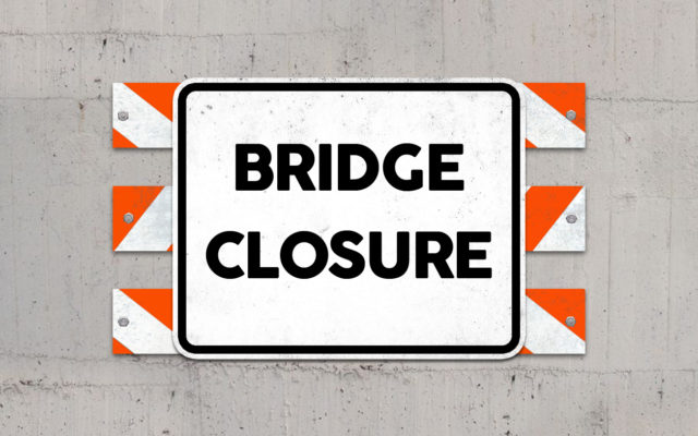 Mt. Olympus Bridge closed until further notice
