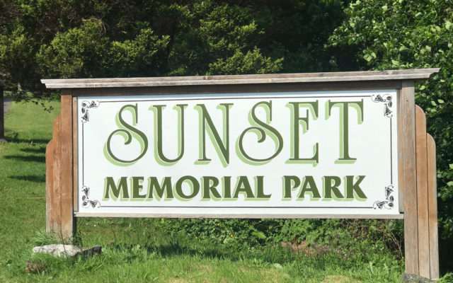 Sunset Memorial Cemetary maintenance requires removal of items from grounds