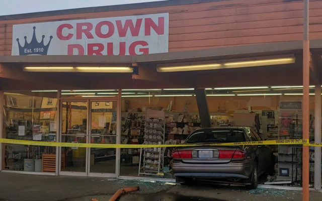 Hoquiam drug store gets unexpected drive in visitor
