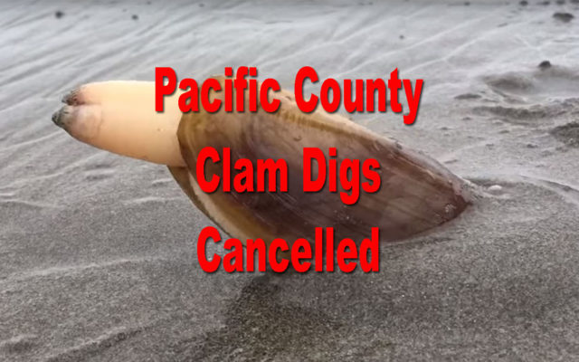 Pacific County’s Health Officer orders cancellation of all Pacific County clam digs
