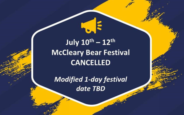 2020 McCleary Bear Festival canceled; moving to return as 1-day event