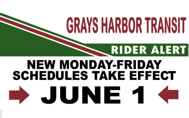 Grays Harbor Transit new schedule starting June 1