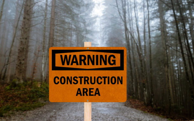 Construction of local forest roads runs through October