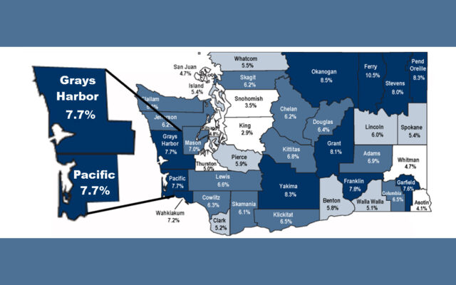 Grays Harbor and Pacific County eighth highest for unemployment