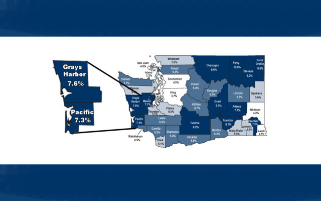 Grays Harbor not in top five for highest unemployment