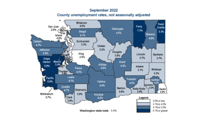 Local unemployment rate drops; Grays Harbor and Pacific County remain in Top 3