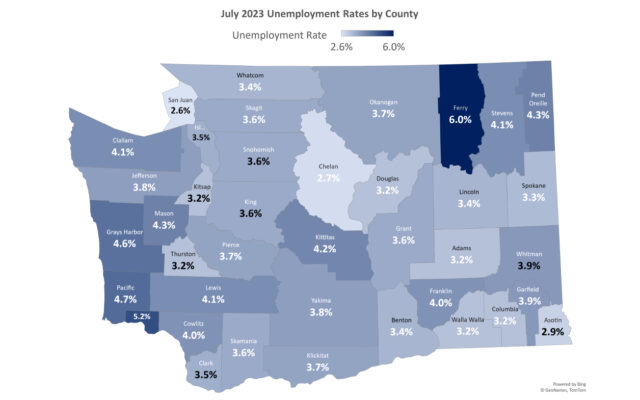 Grays Harbor/Pacific unemployment rates remain low; both counties still among highest in state