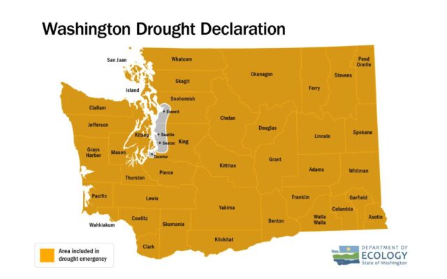 Drought emergency declared for Washington due to low snowpack